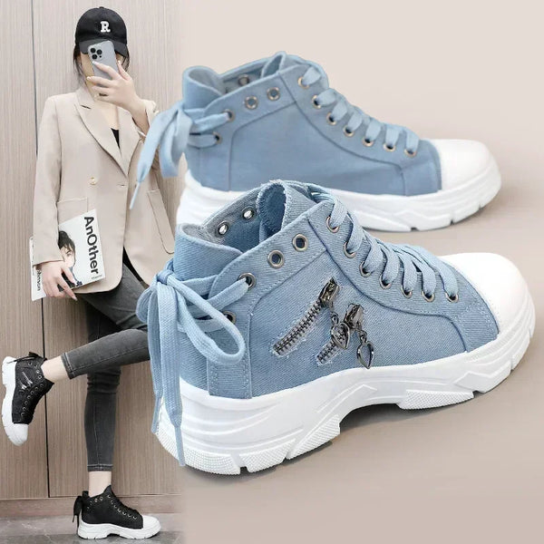 Zapatillas Denim Retro Urbanas